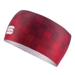 Hoofdband Sportful Squadra Headband rode wijn